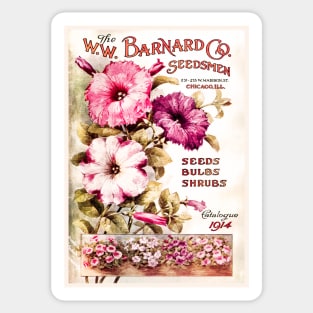 W.W. Barnard Co. Seedsmen Catalogue, 1914 Sticker